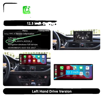 Productafbeelding van Automatisch dimmend multimediadisplay, draadloze CarPlay-connectiviteit, touchscreen, MHI2, linksgestuurd, 12,3 inch