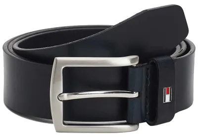 Produktbild von Tommy Hilfiger Herren Gürtel New Denton 3,5 cm Belt Ledergürtel, Blau (Midnight)