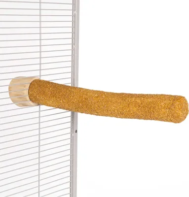 Produktbild von Sandstein-Sitzstange aus Kaffeeholz · Large · Länge von 41 cm mit Ø5 cm