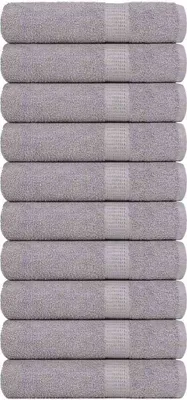 Produktbild von Handtücher FROGN 10 Stk. Grau 50x100 cm 360 g/m²