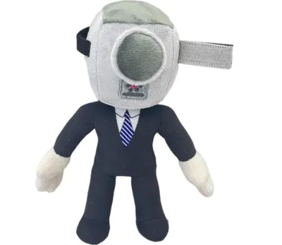 Obrázek produktu pro Plyšová hračka Skibidi Toilet Cameramen 28 cm.