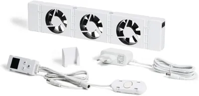 Productafbeelding van Radiator Ventilator met Control Sensor - Mono Set (1x) - Sneller Verwarmen - Tot 22% Energie Besparen - Geschikt voor Warmtepomp