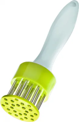 Produktbild von Ibili-Kitchen Aids Fleischklopferhammer, Edelstahl/Kunststoff, 19x5 cm, weiß/grün