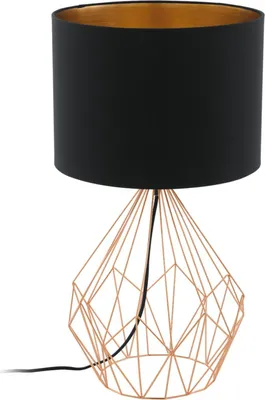 Obrázek produktu pro EGLO PEDREGAL 1, Černá, Měděná, Textil, Ocel, IP20, II, Trend, E27