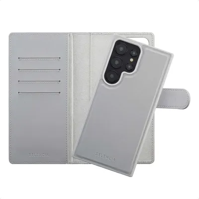 Productafbeelding van Selencia Olyn Uitneembare Bookcase met MagSafe voor de Samsung Galaxy S24 Ultra - Grijs