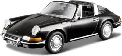 Produktbild von Bburago 18-43214 - Modellauto -  Porsche 911 1967 (schwarz, Maßstab 1:32)