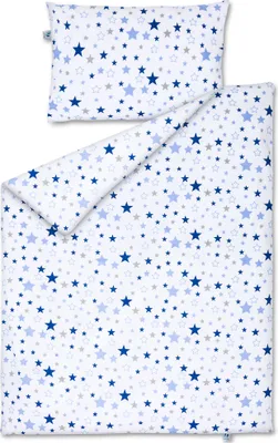 Obrázek produktu pro Pepi Dětské povlečení - 100×135 s povlakem na polštář 60×40 - 100% bavlna Antialergické - Dětské povlečení do postýlky - Mléčná dráha