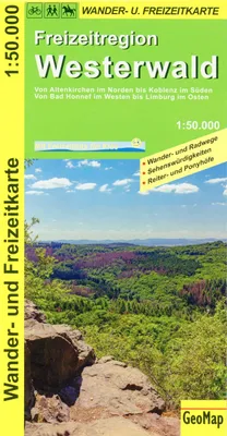 Produktbild von Westerwald 1:50.000 Wander- und Freizeitkarte