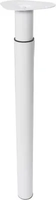 Immagine prodotto di Gamba del tavolo regolabile in acciaio bianco 700 - 1100 mm - Per pezzo