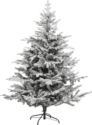 Obrázok produktu pre Umelý vianočný stromček na kovovom stojane, zasnežený, 150 cm