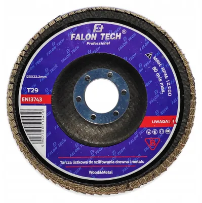 Produktbild von Falon-Tech FTGFD125120 Schleifscheibe Holz Metall