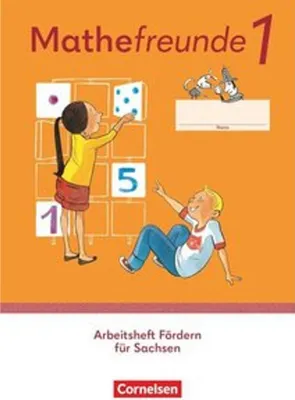 Obrázek produktu pro Mathefreunde 1. Schuljahr. Sachsen - Arbeitsheft Fördern