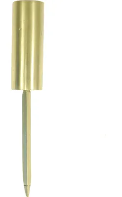 Produktbild von Goldene Stabkerzen Kerzenhalter für Adventskranz Ø2,2cm H15cm 4er Set, 4 Stück