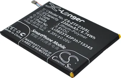 Produktbild von TECHTEK Akku Kompatibel mit [ZTE] Grand S Flex, MF910, MF910 4G LTE, MF910S, MF920, MF920A, MF920S, MF920VS, MF920W+, MF971, MF971F, MF971V Ersetzt L