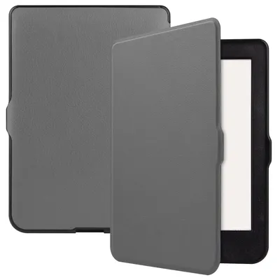 Produktbild von Hülle für Kobo Nia 2020 6 Zoll E-Book Cover Etui mit Standfunktion und Auto Sleep/Wake Funktion Grau