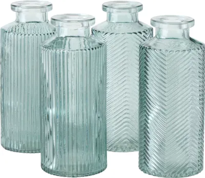 Image de Boltze Vase Panja Gefäß in Grün 4-teilig aus lackiertem Glas 2005929