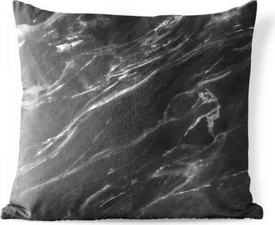 Produktbild von MuchoWow® Outdoor Kissen - Marmor - Muster - Wellen - 40x40 cm - Wetterfest - Lounge Kissen - Kopfkissen - Interieur - Polster mit Bild
