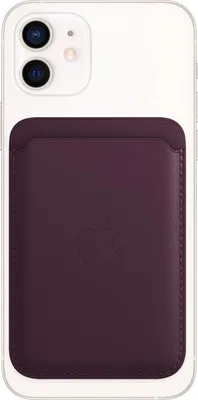 Image de Apple Leather Wallet MagSafe (Apple Wallet 1st generation) - Dark Cherry