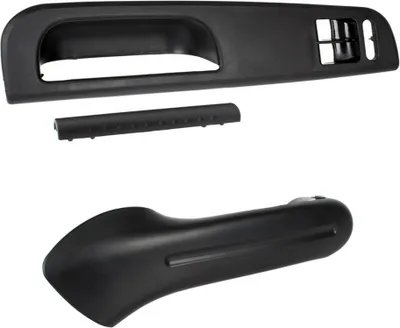 Produktbild von osłona wewnętrzna klamki 2 drzwi + strona pasażera CZARNA do VW Golf 4 IV / Bora