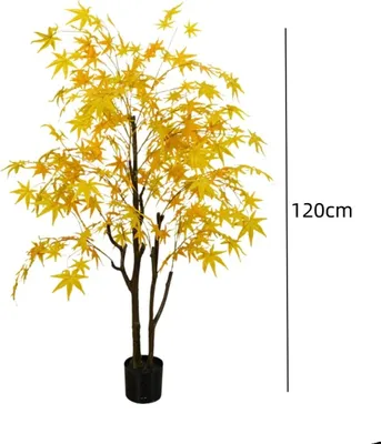 Produktbild von Künstlicher Ahornbaum, 120 cm/150 cm Höhe, langlebiges PVC-Material, 120 cm