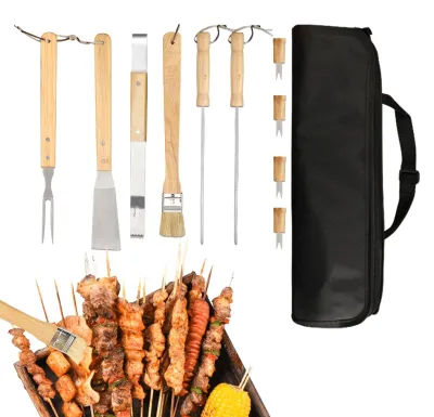 Immagine prodotto di Set di accessori per barbecue in acciaio inossidabile, con spatola e pinza