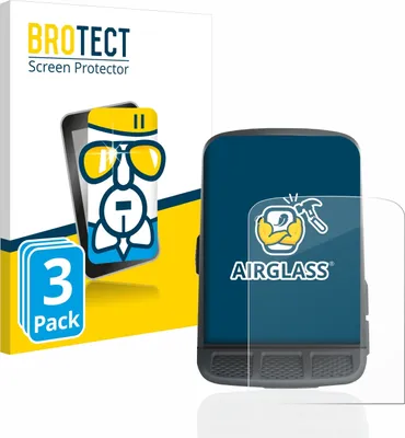 Produktbild von 3x BROTECT Schutzglas für Wahoo Elemnt Roam Schutzfolie Panzer Folie Glas Display Schutz klar