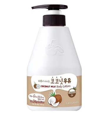 Produktbild von Korean Kwailnara Körperlotion mit Kokosmilch Körper Body Milch  K-Beauty 560g