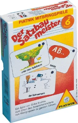 Produktbild von Satzbaumeister Kartenspiel – Deutsch lernen ab 6, 2-6 Spieler