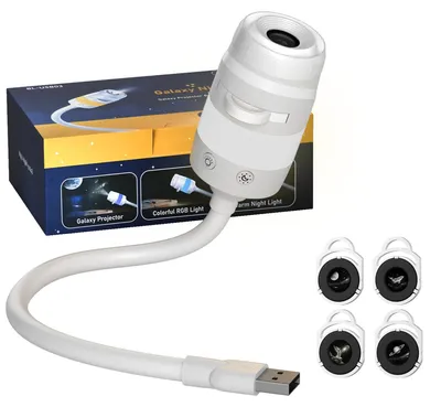 Zdjęcie produktu dla Projektor nocnej lampki "Niebo Gwiazd" - Stwórz magiczną atmosferę gwiazd