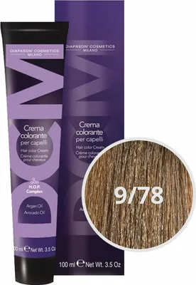Produktbild von Diapason Haarfarbe Diapason Color Hair Color Cream 9/78 Very Light Beige Violet Blond