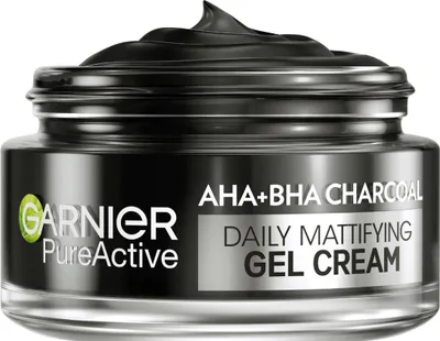 Produktbild von GARNIER Pure Active 3-in-1 Mattierende Gel-Tagescreme mit Aktivkohle 50 ml