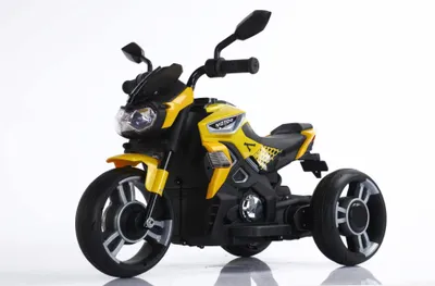 Produktbild von Kindermotorrad Elektro Dreirad Kinder Elektromotorrad Motorrad Gelb (BA1188F3)