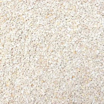 Produktbild von 1kg Dekogranulat Granulat Streudeko Farbgranulat Dekosteine Farbkies ca. 0,7L 2-3mm, Farbe:creme