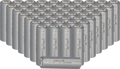 Obrázok produktu pre 50x dobíjacia batéria XCell Mignon AA 1,2 V / 2200 mAh X2200AAI