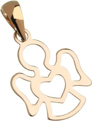 Produktbild von SILBERKETTEN STORE Ketten Anhänger Engel - 585 Gelbgold