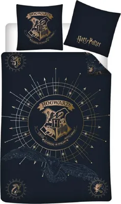 Obrázek produktu pro Harry Potter Temný povlak na přikrývku 140×200 cm, 65x65 cm