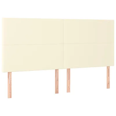 Immagine prodotto di Testiera Crema 160x5x118/128 cm Pelle finta