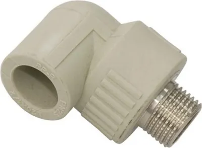 Produktbild von PPR Bogen mit AG 20x3/4" Schweißtechnik PP-R
