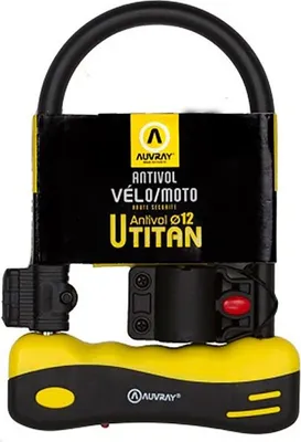 Produktbild von Auvray U Titan Black / Yellow 258 x 108 mm