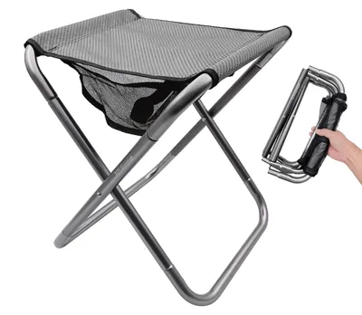 Image de Chaise de camping pliante XXL - Fauteuil pliable avec sac de transport