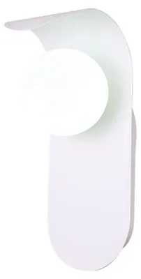 Immagine prodotto di V-TAC Faretto da Parete applique Attacco G9 in Metallo e Vetro, Colore Bianco IP20 - 23408