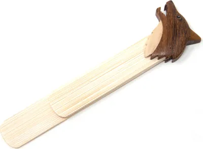 Produktbild von Holz-Lesezeichen - Wolfskopf - 12 cm