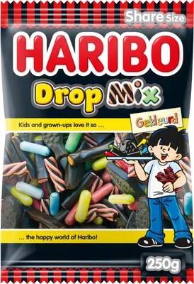 Produktbild von HARIBO Lakritzmischung bunt 12 x 250 Gramm