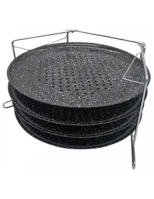 Obrázek produktu pro Sada 4 Plechů Na Pečení Pizzy Kinghoff Kh-1553