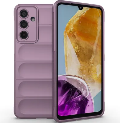 Produktbild von Handyhülle für Samsung Galaxy M55 Weich TPU Silikon Stossfest Anti-rutsch Hülle Lila