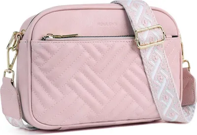 Obrázek produktu pro Prošívaná dámská taška přes rameno z veganskéPolyuretankůže, crossbody taška s ochranou RFID