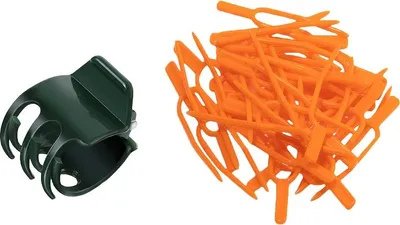 Produktbild von INF Pflanzenstützclips - Sichern Sie Ihre Gartenpflanzen Orange
