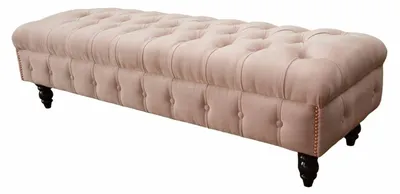 Immagine prodotto di Sgabello Sgabello imbottito Ottomana Chesterfield 120x70cm
