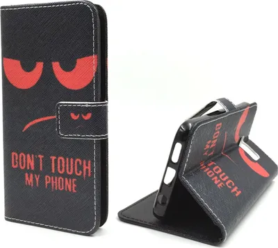Produktbild von Handyhülle Tasche für Handy Samsung Galaxy S7 Dont Touch Rot