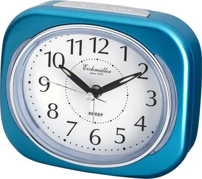 Produktbild von Reisewecker Wecker mit Blinklicht Alarm und schleichende Sekunde blau